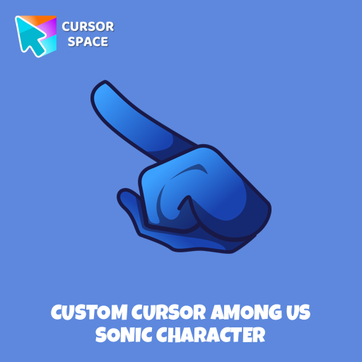 Custom Cursor Among Us Sonic Character